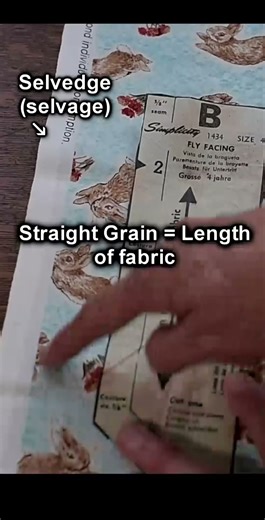 Are You Laying Sewing Patterns on Your Fabric Wrong? #simplystitchy #diy #sewing