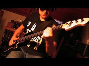 Fred Frizz: Slap Bass Rock Solo Larry Graham Cover Fretless
