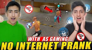 No Internet Prank With As Gaming😱😍- Garena Free Fire | As Gaming