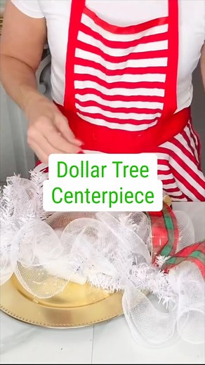 Create a festive vibe this holiday season with my DIY Dollar Tree Christmas centerpiece featuring adorable mini Christmas trees! 🎄✨ #DIYChristmas #DollarTreeDecor | Olivia's Romantic Home DIY