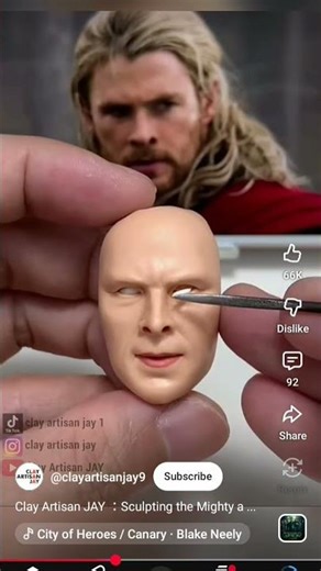Thor clay Artisan 🦸🦸#claythor