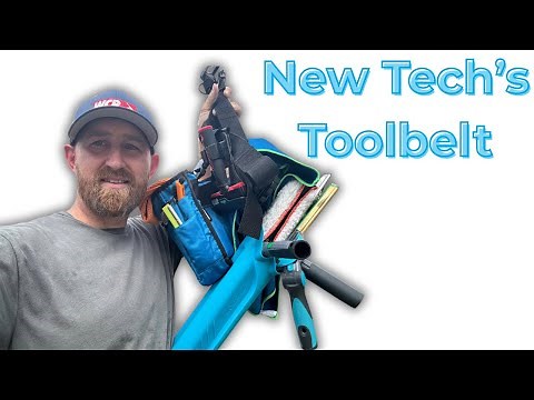 The Ultimate Window Cleaner Tool Belt (and Gear) Setup
