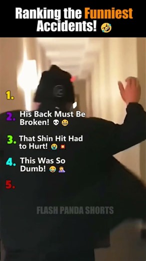 Ranking the Funniest Accidents! 🤣 #funny #memes