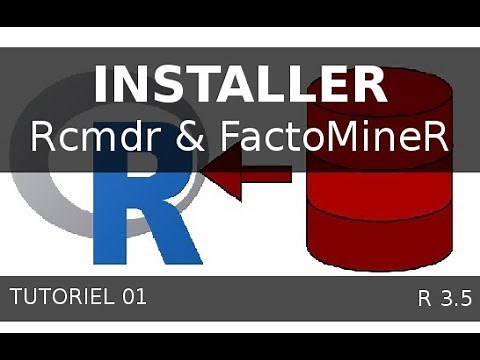 Tutoriel 01 - Installation de Rcmdr et factomineR