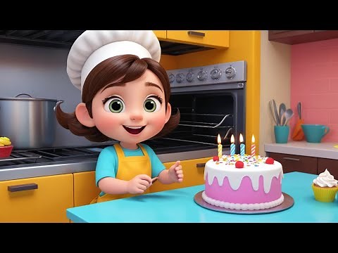 Pat-a-Cake Rainbow Bakery — Sweet Dance Fun! | Fun Baking Song for Kids | Colorful Nursery Rhyme