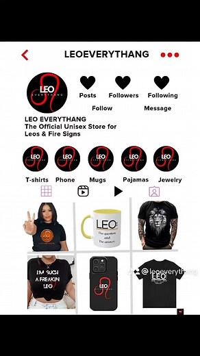 "Step into the spotlight with Leo EVERYTHANG! 女 Embrace your bold,...