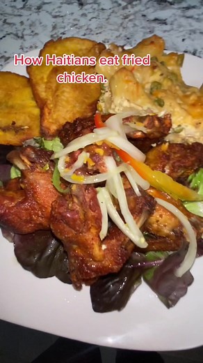 Haitian Food Cooking Tutorial: Macaroni Fried Chicken Recipe