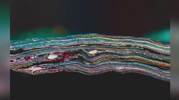 Paint layers tell the story of the Rock at Michigan State University