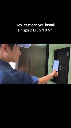 Effortless Installation of Philips DDL210S Smart Door Lock