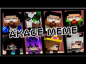 [赤毛] AKAGE meme | Minecraft Animation | Prisma3D | [ Template ]