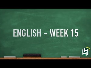 CC Cycle 3 English Week 15