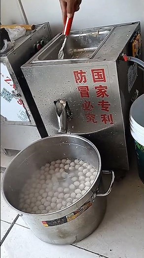 High-Speed Automatic Meatball Forming Machine in Action