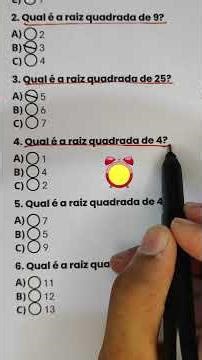 Quiz de matemática com perguntas e respostas #quiz #triviatricks #matematica
