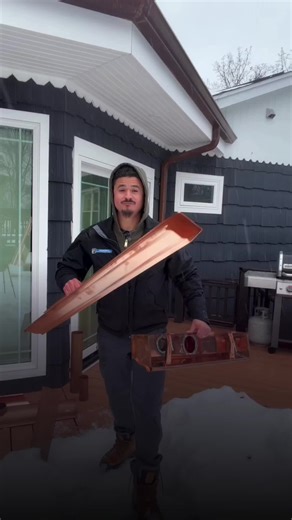 K style copper #copperguttersoftiktok2026 #georgesseamlessgutters #michaelblovingcopper #dadsoftiktok #momsoftikok