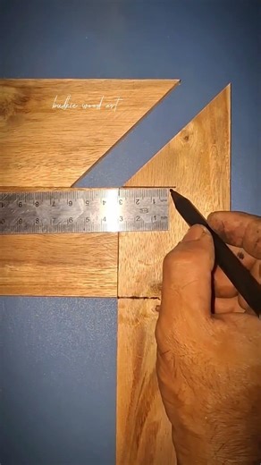 DIY Interlocking Miter Joint #shorts