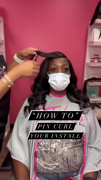 44K views · 432 reactions | Pin Curls never seem to miss☺️ How do you all wrap your install at home?? Placing your hair in pin curls will hold the exact curl without having to use any heat. | TT Does it All LLC | Facebook