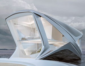 Ocean Community is a Luxurious Solar-Powered Floating House