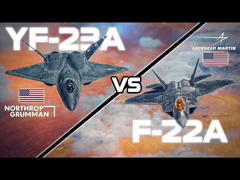 F-22 Raptor Vs YF-23 Black Widow II | Advanced Tactical Fighter | Digital Combat Simulator | DCS |