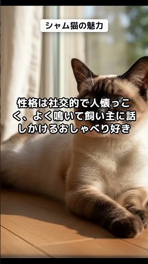 シャム猫の魅力