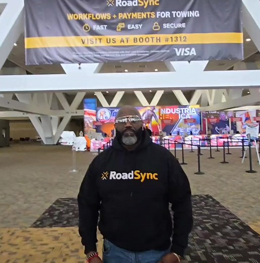 We are LIVE and Ready for Day 1 of the American Towman Exposition 2025! 🤩 We are especially excited to reconnect with all our incredible customers and partners! 👋 Booth #1312! We're set up and ready to roll at the American Towman Expo in Baltimore. 🚢 Find the RoadSync team for a fast demo! Let's talk B'more business. 🚀 #ATExpo #RoadSyncOnTheRoad #TowLife #Booth1312 #Baltimore | RoadSync Driver
