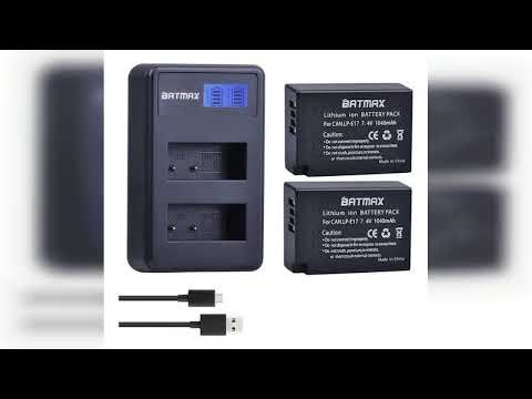 Review: Kit 2 Bat Canon T6i T7i Sl3 Sl2 + Carregador Batmax Lp E17