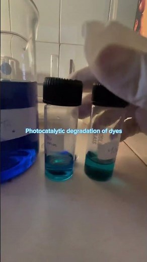 Photocatalytic degradation of dyes at INC AMU / Labs 🧪