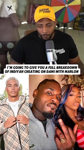 Internet Ready 🧠 on Instagram: "You lot was destroying me on the internet over… the video of Marlon & Indiyah is in 4K for everyone to see 👀 At 2pm I’ve got a premiere & im gonna do a full breakdown (with receipts) of this Indiyah cheating on Dami with Marlon situation 😬"