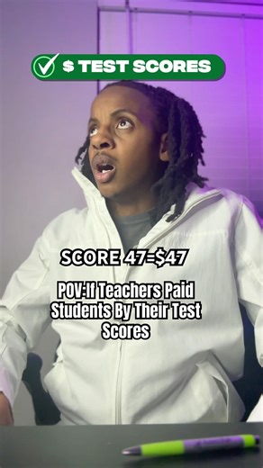 If Teachers Paid Students By Their Test Scores ✅✅✅ #comedy #teacher #shorts #comedyshorts