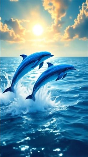 “Dolphin’s Cutest Jump! 🌊🐬 | Magical Ocean Moments #shorts”