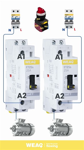Amazing Modular Contactor Setup with Motor Control.