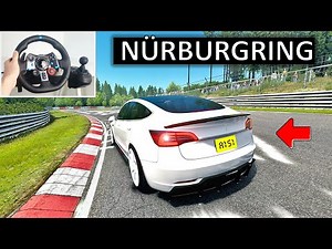 Tesla Model 3 - Nürburgring Nordschleife | Assetto Corsa | Logitech G29