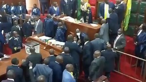 DRama as members exchange Kicks and blows at Nairobi City Hall as MCA’s elect speaker | Channel 7 News