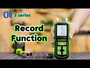 How to Record & Review Measurements on Huepar Laser Distance Meter