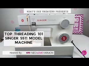 Top Threading Singer 5511 Heavy Duty Sewing Machine