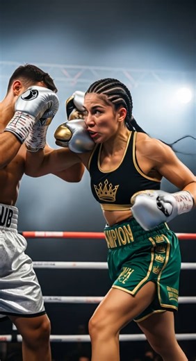 An UNANSWERED Flurry of Punches! 🥊 | Boxing Combo #shorts #ai