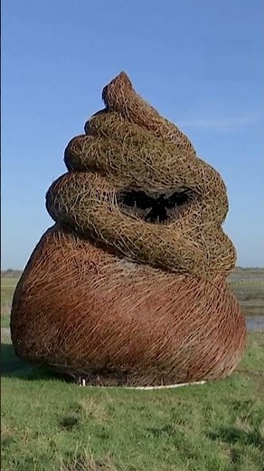 Periwinkle shell or poop? $10K UK sculpture causing a stink 🐚💩