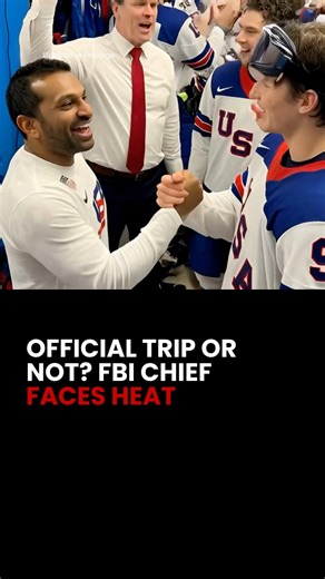 FBI Chief’s Olympic Trip Raises Questions After Locker-Room Party #shorts