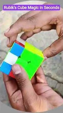Rubik's Cube Magic in Seconds | Satisfying Brain Challenge