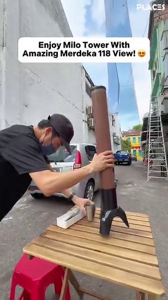 Enjoy Milo Tower in KL with amazing Merdeka 118 view! 😍 . 📌 It’s Luckbros Kopi, located in KL. This place is a cozy lepak spot right in the heart of Kuala Lumpur❤️. It's a great place to enjoy the tallest Milo tower 🍫with the best view of the Merdeka 118, especially at night✨. . 🔗 View all deals: Link in Bio . 【 Luckbros Kopi 】 📍14, Jalan Panggong, City Centre, 50000 Kuala Lumpur, Wilayah Persekutuan ✅ 10am - 2am (Weekdays) ✅ 9am - 2am (Weekends) 📞 012-610 8856 . #luckbroskopi #petalingstr