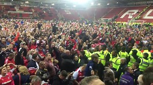 Rotherham United fans celebrate after their play off victory over Scunthorpe at the New York Stadium. See you at Wembley! | Rotherham Advertiser