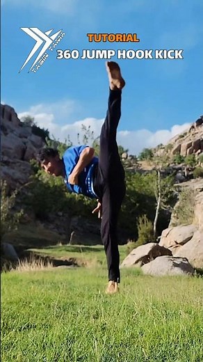 🔥 Master the 360° Jump Hook Kick with this step-by-step tutorial!