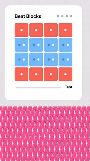 @joshuagusti.dev on Instagram: "Lockstep visualized! #rhythm #rhythmgame #rhythmheaven #fyp Inspired/based on Beat Blocks by @patternsinpiano RH gameplay by @AngryTapper2 on yt"