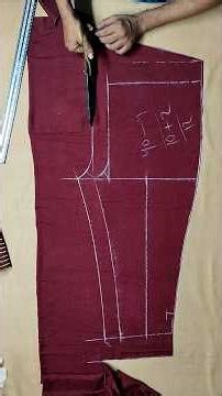 Full Elastic Trouser Cutting Tutorial #shorts