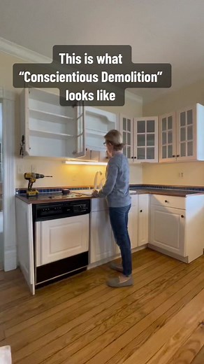 Carefully Removing Old Kitchen Cabinets and Appliances for Reuse