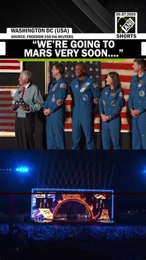 “We’re going to Mars very soon”, Trump tells Artemis II crew at America’s 250th celebrations
