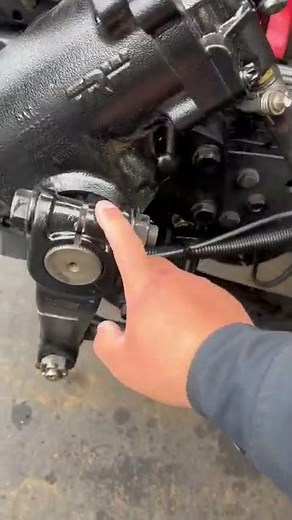 Pitman arm drag link steering knuckle tie rod