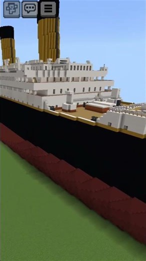 Terminei meu Titanic no minecraft!! curtiram?? #minecraft #titanic #titanicsinking