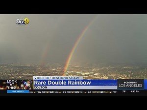 Look At This: Rare Double Rainbow