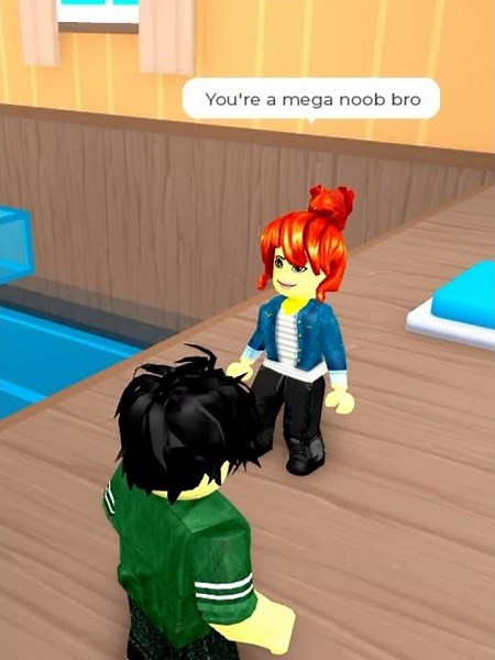😂This Troll Turned Out to be a Noob #roblox #shorts