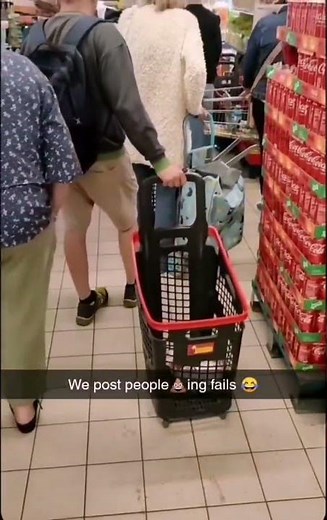 Lady Poops on herself in a store